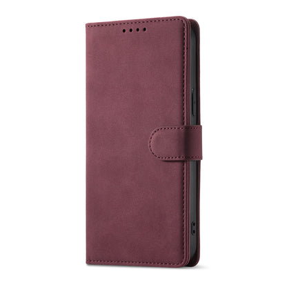 Anti-theft Swiping Design Matte Leather Case Wallet Stand Phone Protector Cover for iPhone 13 Pro Max 6.7 inch