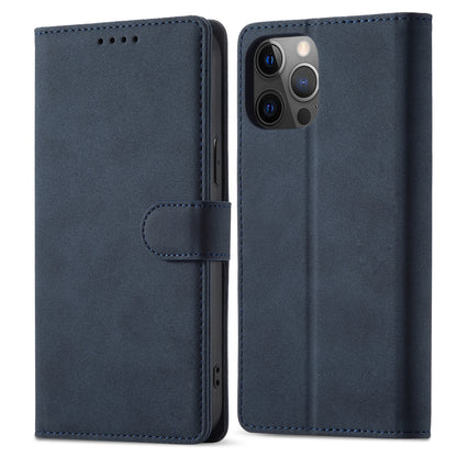 Anti-theft Swiping Design Matte Leather Case Wallet Stand Phone Protector Cover for iPhone 13 Pro Max 6.7 inch