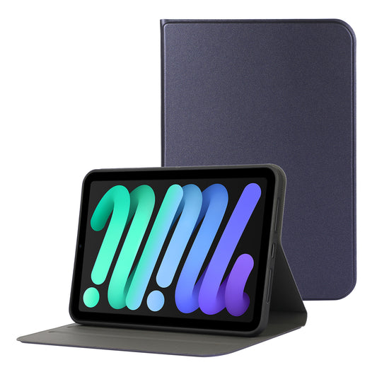 For iPad mini (2021) Protective Case Auto Wake/Sleep PU Leather Tablet Cover with Stand