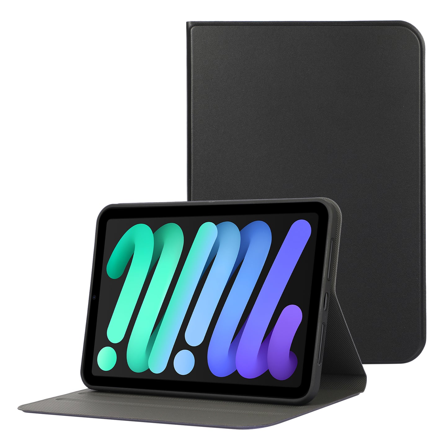 For iPad mini (2021) Protective Case Auto Wake/Sleep PU Leather Tablet Cover with Stand