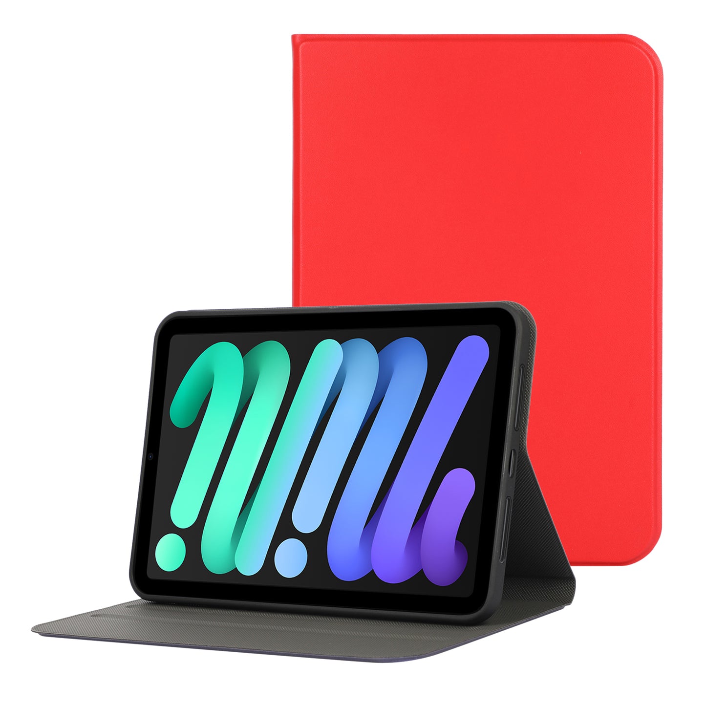 For iPad mini (2021) Protective Case Auto Wake/Sleep PU Leather Tablet Cover with Stand