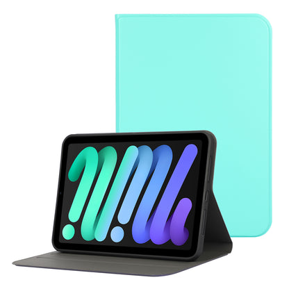 For iPad mini (2021) Protective Case Auto Wake/Sleep PU Leather Tablet Cover with Stand