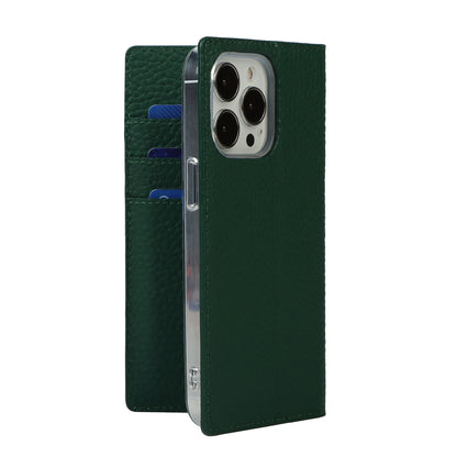 Litchi Texture Genuine Leather Cover Wallet Stand Flip Phone Case with Strap for iPhone 13 Pro 6.1 inch