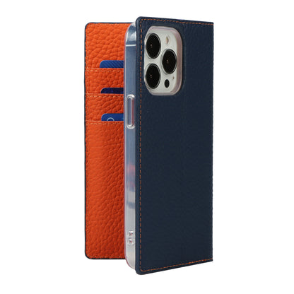 Litchi Texture Genuine Leather Cover Wallet Stand Flip Phone Case with Strap for iPhone 13 Pro 6.1 inch