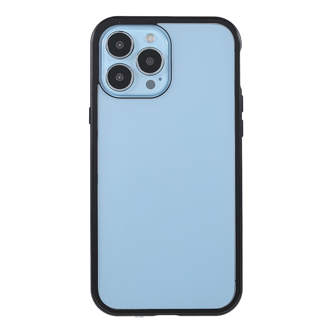 Privacy-Protected 35 Degrees Anti-Peep Shock-Proof Magnetic Metal Frame + Double-Sided Tempered Glass Phone Case for iPhone 13 Pro Max 6.7 inch