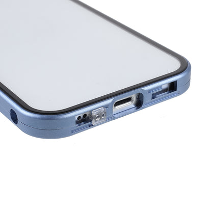 Scratch-Resistant Powerful Magnetic Metal Frame + Double-Sided Tempered Glass 35 Degrees Anti-Peep Phone Case for iPhone 13 mini 5.4 inch