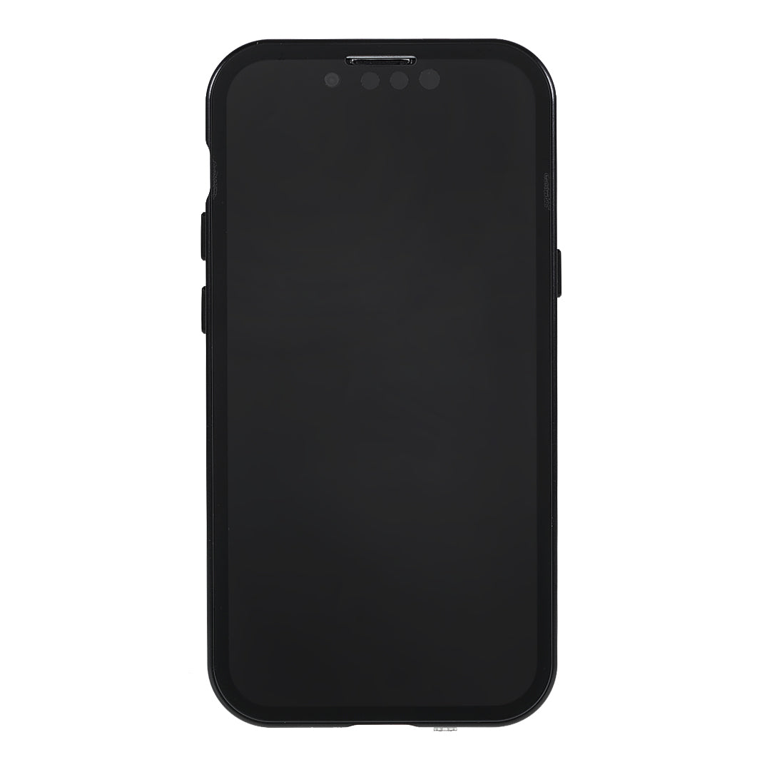 Scratch-Resistant Powerful Magnetic Metal Frame + Double-Sided Tempered Glass 35 Degrees Anti-Peep Phone Case for iPhone 13 mini 5.4 inch