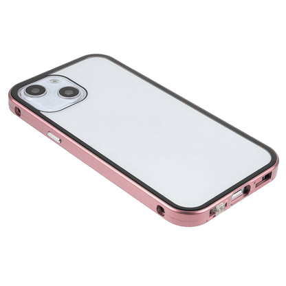 Scratch-Resistant Powerful Magnetic Metal Frame + Double-Sided Tempered Glass 35 Degrees Anti-Peep Phone Case for iPhone 13 mini 5.4 inch
