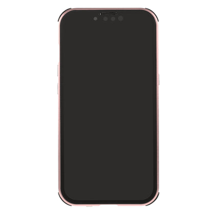 Shock-Absorbed Anti-Spy Double-Sided Tempered Glass + Lock Buckle Design Magnetic Metal Frame Phone Case for iPhone 13 Pro Max 6.7 inch