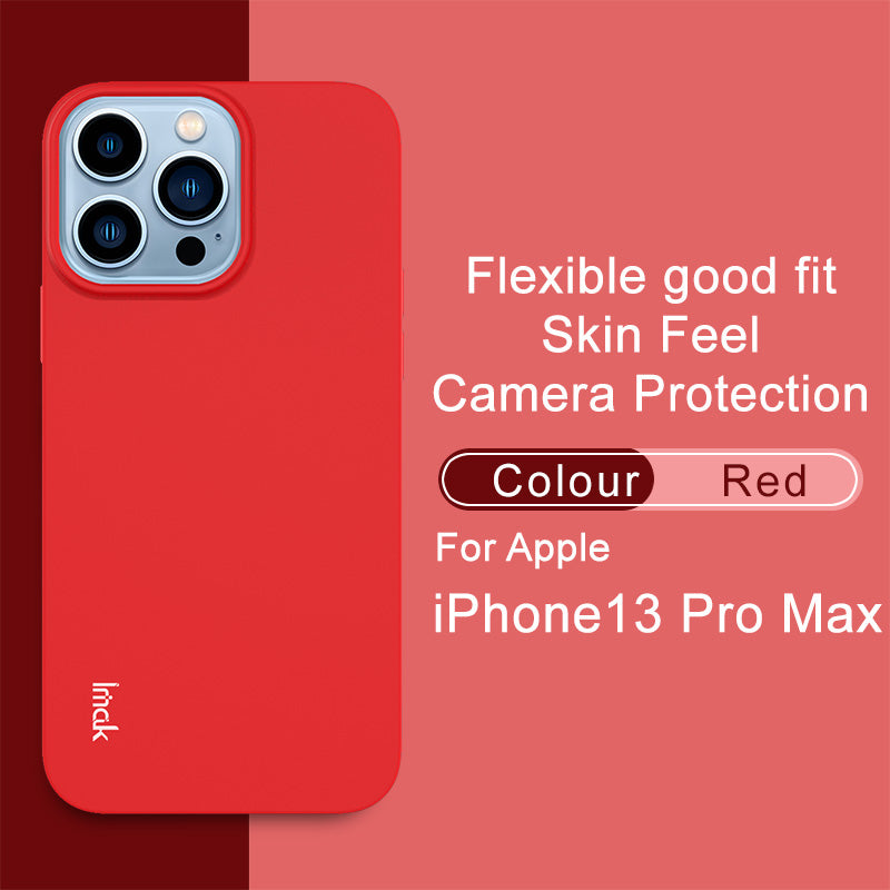 IMAK UC-2 Series Scratch-resistant Flexible TPU Skin-feel Phone Cover Case for iPhone 13 Pro Max 6.7 inch