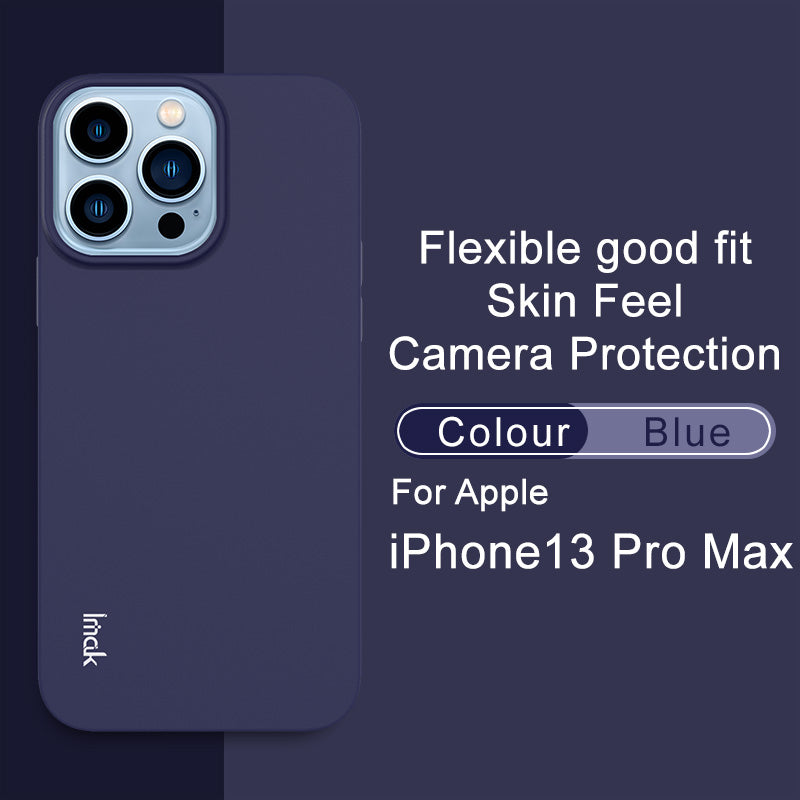 IMAK UC-2 Series Scratch-resistant Flexible TPU Skin-feel Phone Cover Case for iPhone 13 Pro Max 6.7 inch