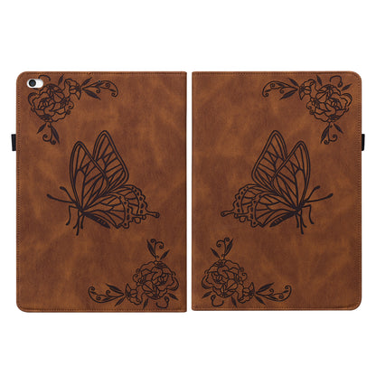 Shockproof Lightweight Tablet Cover Imprinted Butterfly Flower PU Leather Stand Cards Slot Case for iPad Mini / iPad Mini 2 / iPad mini 3 / iPad mini 4 / iPad mini (2019) 7.9 inch