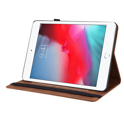 Shockproof Lightweight Tablet Cover Imprinted Butterfly Flower PU Leather Stand Cards Slot Case for iPad Mini / iPad Mini 2 / iPad mini 3 / iPad mini 4 / iPad mini (2019) 7.9 inch