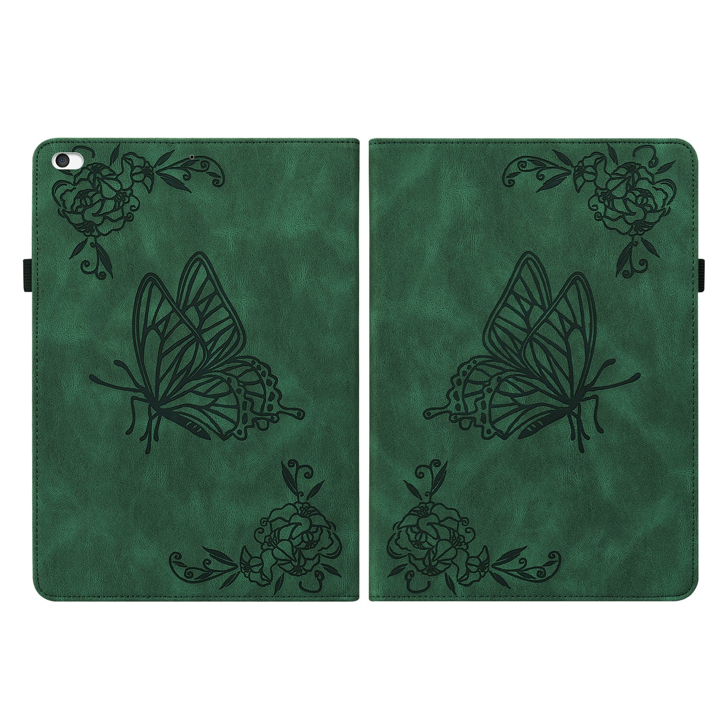 Shockproof Lightweight Tablet Cover Imprinted Butterfly Flower PU Leather Stand Cards Slot Case for iPad Mini / iPad Mini 2 / iPad mini 3 / iPad mini 4 / iPad mini (2019) 7.9 inch