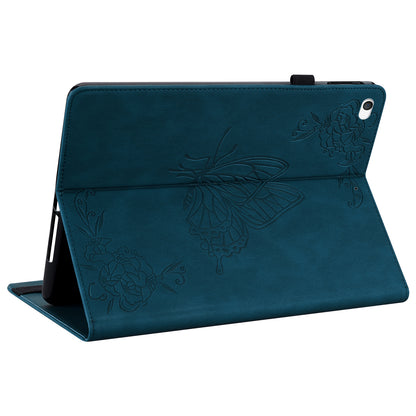 Shockproof Lightweight Tablet Cover Imprinted Butterfly Flower PU Leather Stand Cards Slot Case for iPad Mini / iPad Mini 2 / iPad mini 3 / iPad mini 4 / iPad mini (2019) 7.9 inch