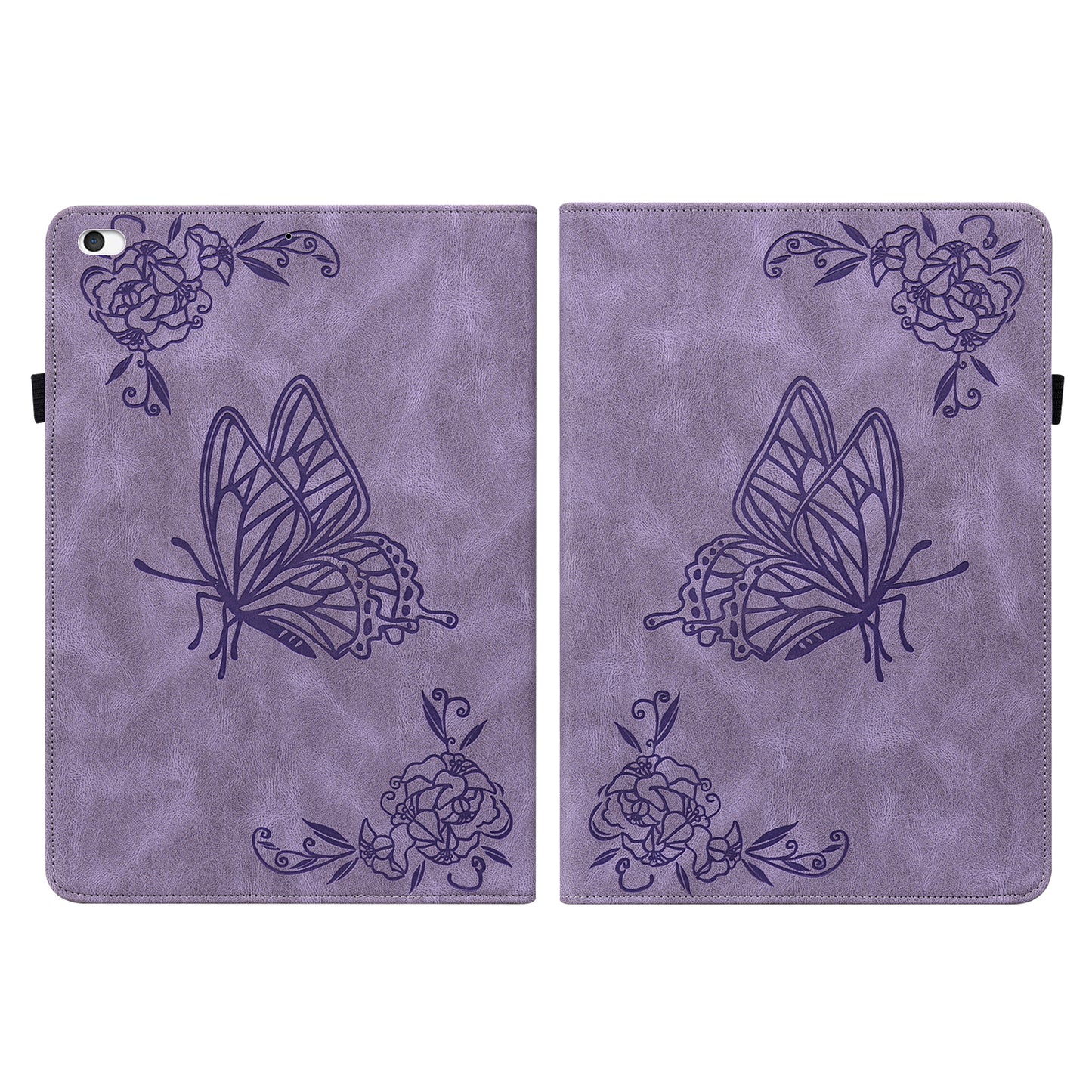Shockproof Lightweight Tablet Cover Imprinted Butterfly Flower PU Leather Stand Cards Slot Case for iPad Mini / iPad Mini 2 / iPad mini 3 / iPad mini 4 / iPad mini (2019) 7.9 inch