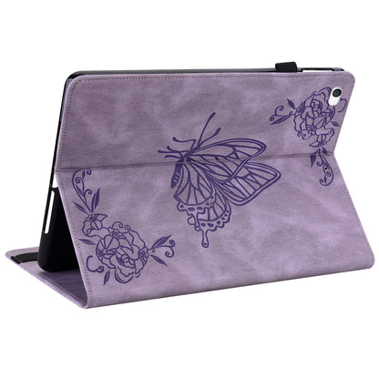 Shockproof Lightweight Tablet Cover Imprinted Butterfly Flower PU Leather Stand Cards Slot Case for iPad Mini / iPad Mini 2 / iPad mini 3 / iPad mini 4 / iPad mini (2019) 7.9 inch