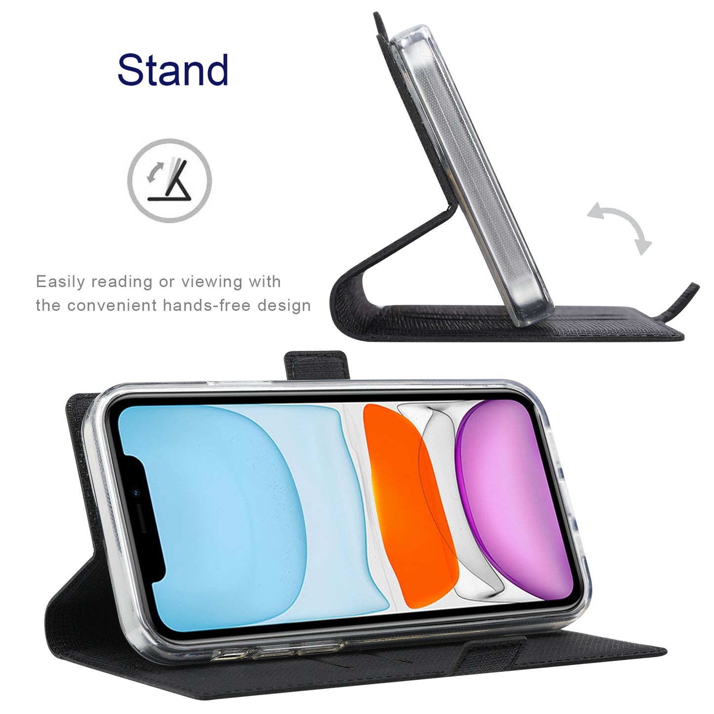 VILI K Series Magnetic Closure Shockproof Wallet Design Leather Phone Stand Cover for iPhone 13 Pro Max 6.7 inch