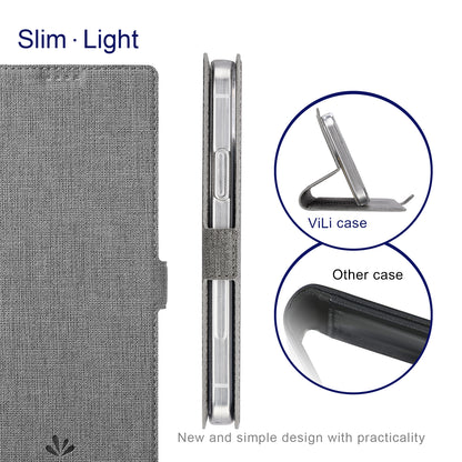 VILI K Series Magnetic Closure Shockproof Wallet Design Leather Phone Stand Cover for iPhone 13 Pro Max 6.7 inch