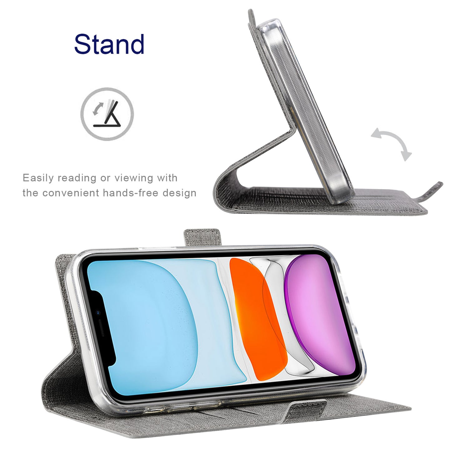 VILI K Series Magnetic Closure Shockproof Wallet Design Leather Phone Stand Cover for iPhone 13 Pro Max 6.7 inch
