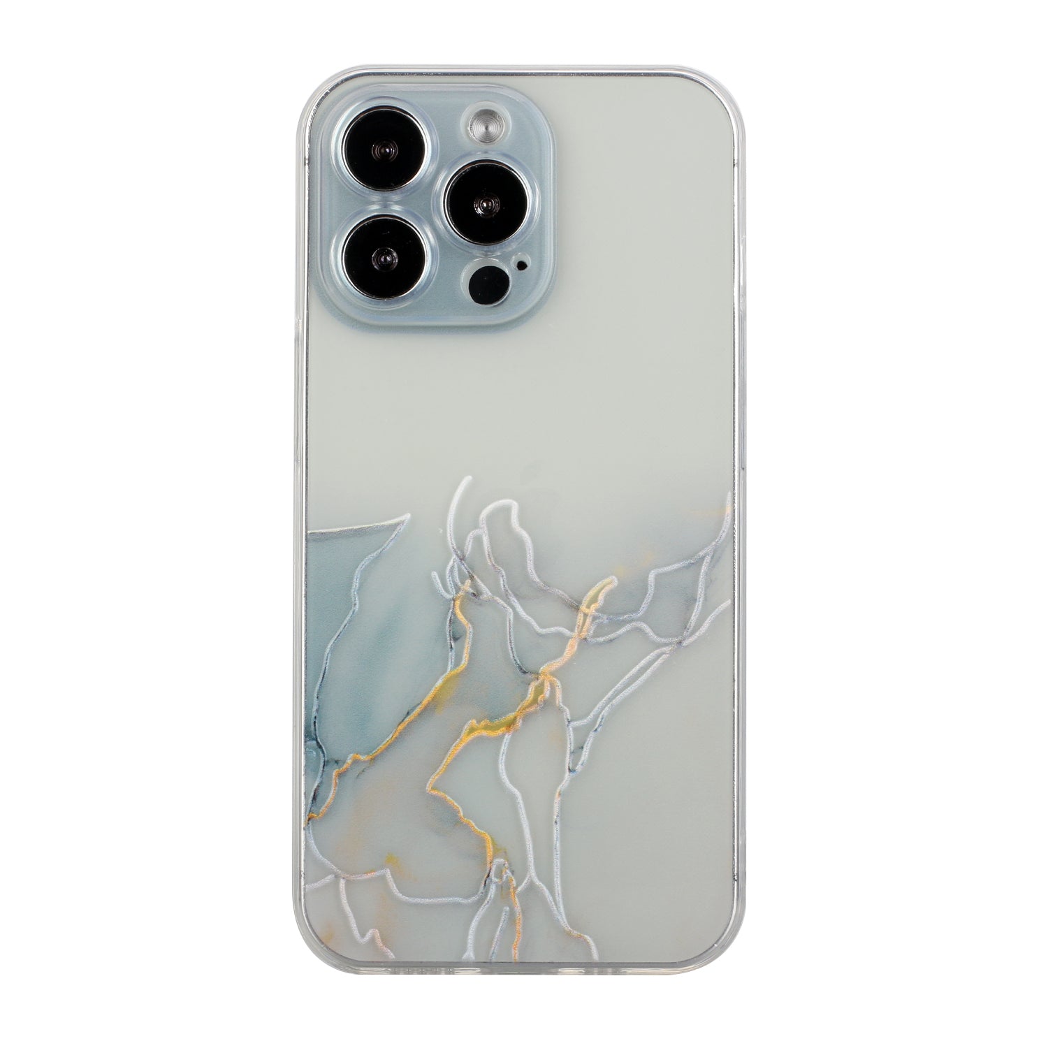All-Inclusive Embossing Marble Pattern Soft TPU Precise Cut-Out Phone Cover Case for iPhone 13 Pro Max 6.7 inch