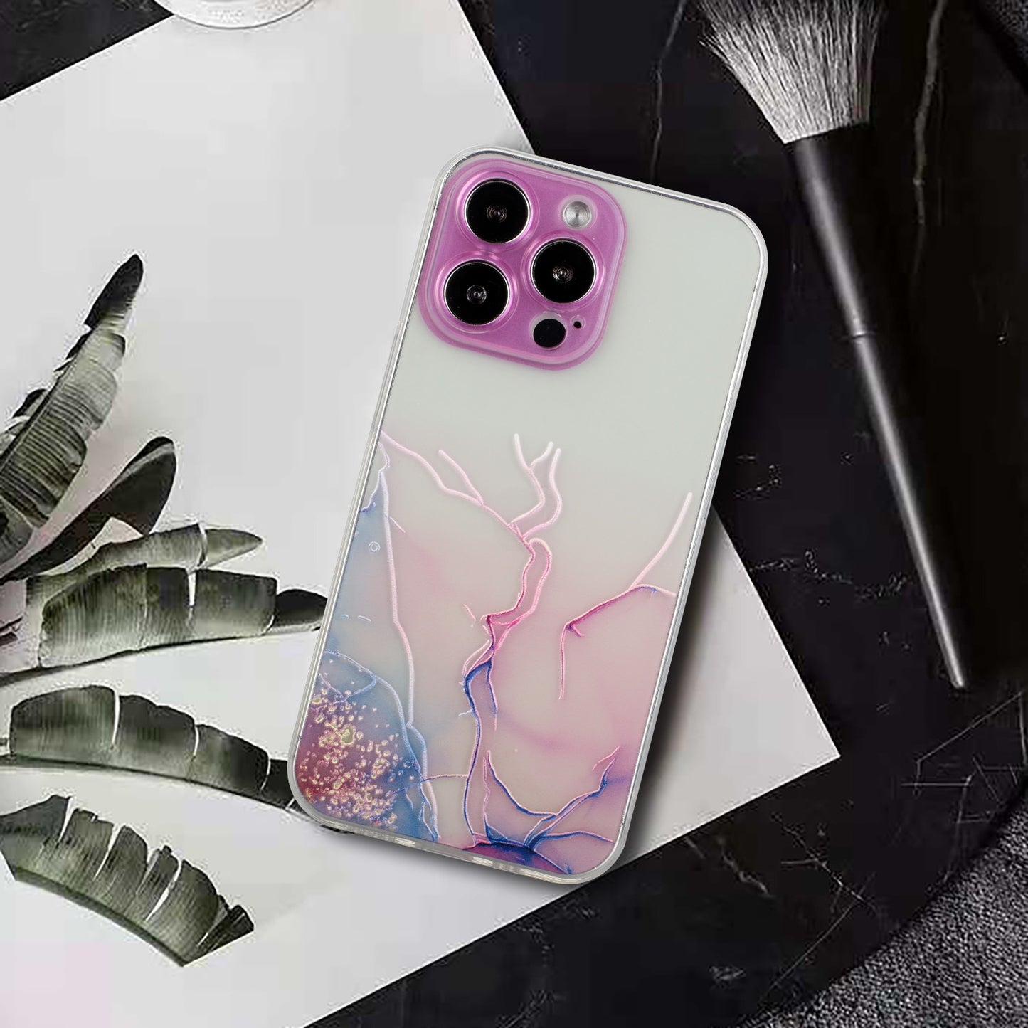 All-Inclusive Embossing Marble Pattern Soft TPU Precise Cut-Out Phone Cover Case for iPhone 13 Pro Max 6.7 inch