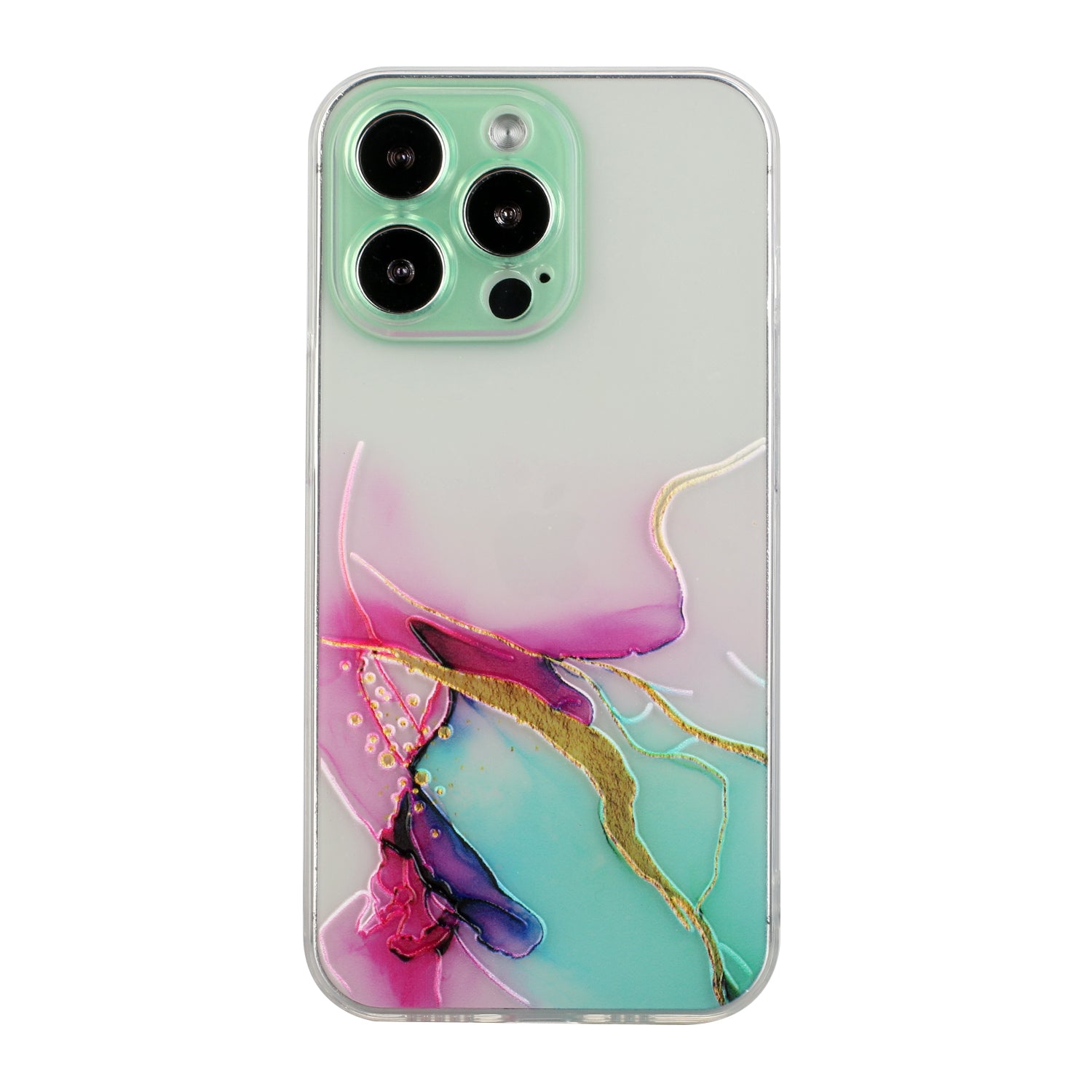 All-Inclusive Embossing Marble Pattern Soft TPU Precise Cut-Out Phone Cover Case for iPhone 13 Pro Max 6.7 inch