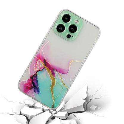 All-Inclusive Embossing Marble Pattern Soft TPU Precise Cut-Out Phone Cover Case for iPhone 13 Pro Max 6.7 inch