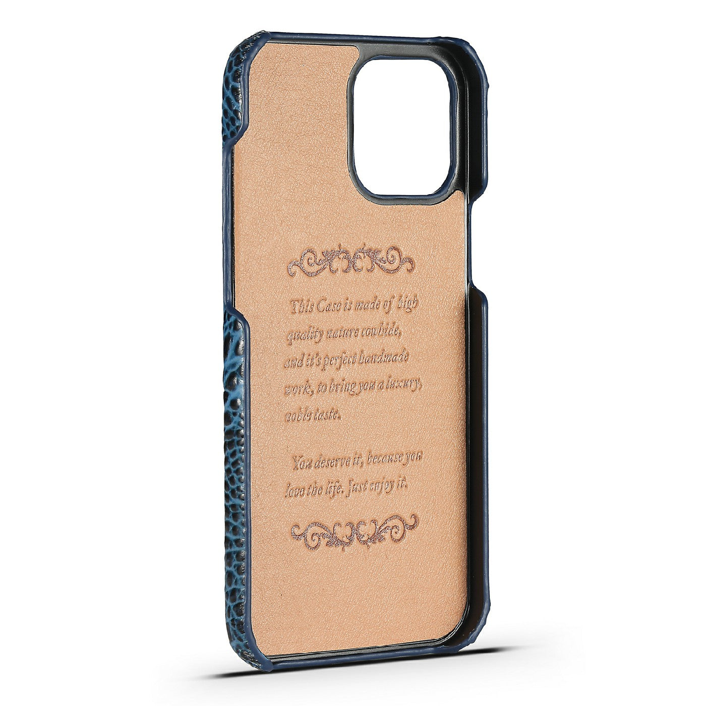 3D Crocodile Head Genuine Leather Coated PC Anti-Scratch Protective Back Case for iPhone 13 Pro Max 6.7 inch