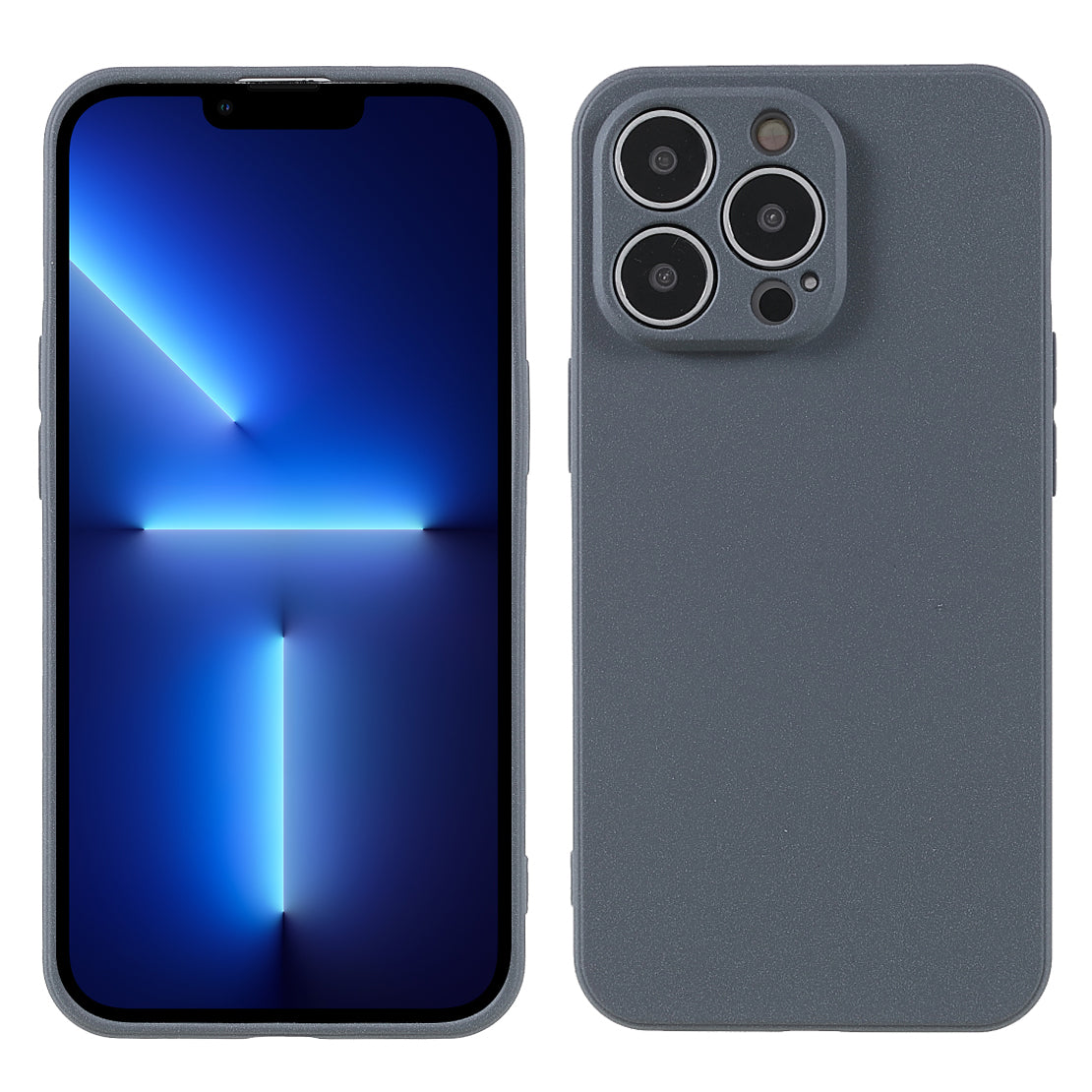 Double-sided Matte Wear-Resistant TPU Phone Case Cover for iPhone 13 Pro Max 6.7 inch