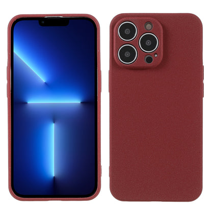 Double-sided Matte Wear-Resistant TPU Phone Case Cover for iPhone 13 Pro Max 6.7 inch