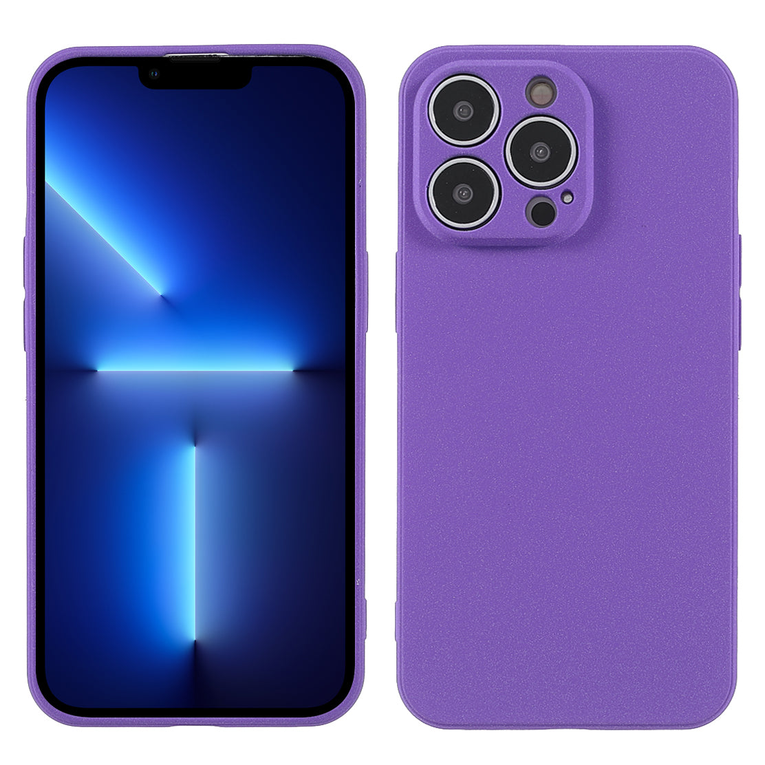 Double-sided Matte Wear-Resistant TPU Phone Case Cover for iPhone 13 Pro Max 6.7 inch