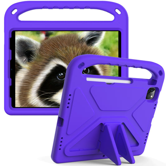 Shockproof Kickstand Design Hard EVA Tablet Case Cover with Handle for iPad Pro 11-inch (2021)/(2020)/(2018) / iPad Air (2020)/Air (2022)