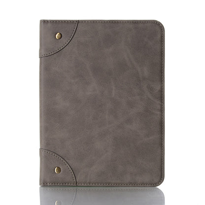 Retro Style Smart Sleep/Wake Up Tablet Leather Cover Case with Wallet Stand for iPad mini (2021)