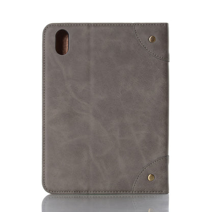 Retro Style Smart Sleep/Wake Up Tablet Leather Cover Case with Wallet Stand for iPad mini (2021)