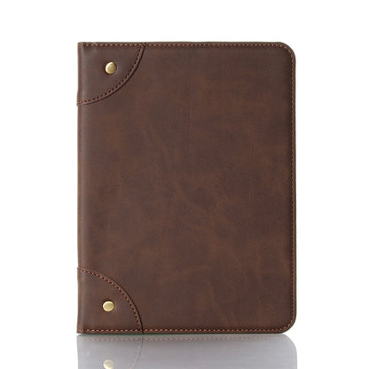 Retro Style Smart Sleep/Wake Up Tablet Leather Cover Case with Wallet Stand for iPad mini (2021)