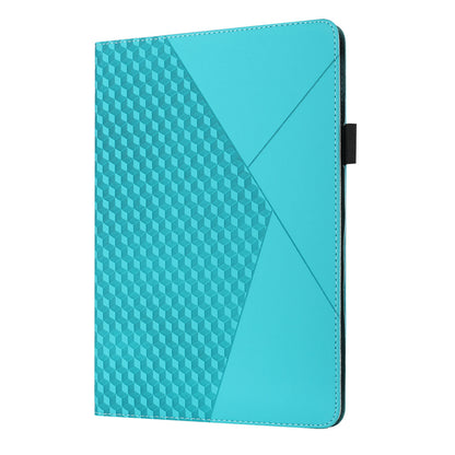 Rhombus Pattern Full Protection Anti-Drop Card Slots Design Skin-touch Feeling Stand Leather Tablet Case Cover for iPad Mini/Mini 2/mini 3/mini 4/mini (2019) 7.9 inch