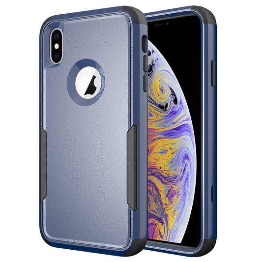 Anti-Drop Full Protection TPU + PC Hybrid Case Support Wireless Charging for iPhone X/XS