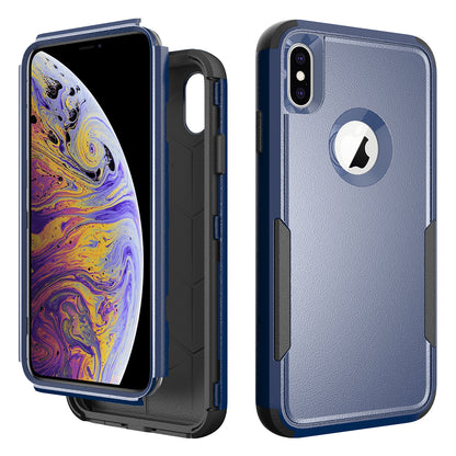Anti-Drop Full Protection TPU + PC Hybrid Case Support Wireless Charging for iPhone X/XS