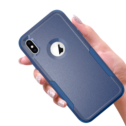 Anti-Drop Full Protection TPU + PC Hybrid Case Support Wireless Charging for iPhone X/XS