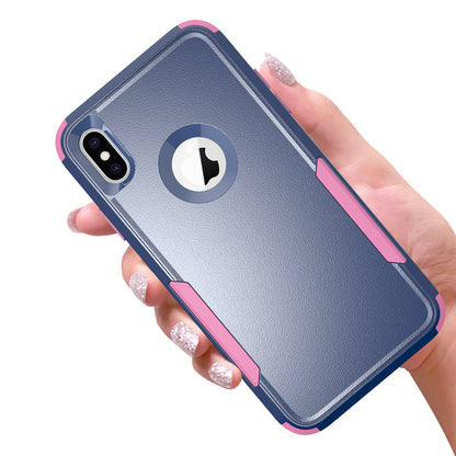 Anti-Drop Full Protection TPU + PC Hybrid Case Support Wireless Charging for iPhone X/XS