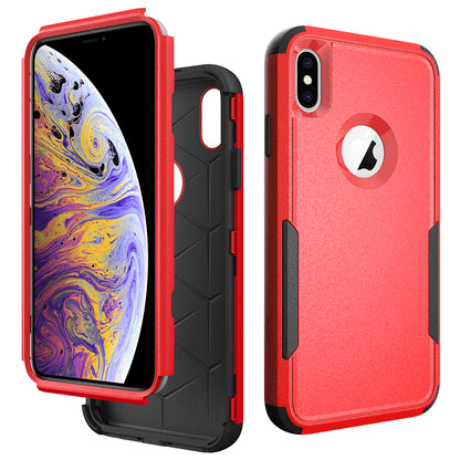 Anti-Drop Full Protection TPU + PC Hybrid Case Support Wireless Charging for iPhone X/XS