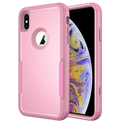 Anti-Drop Full Protection TPU + PC Hybrid Case Support Wireless Charging for iPhone X/XS