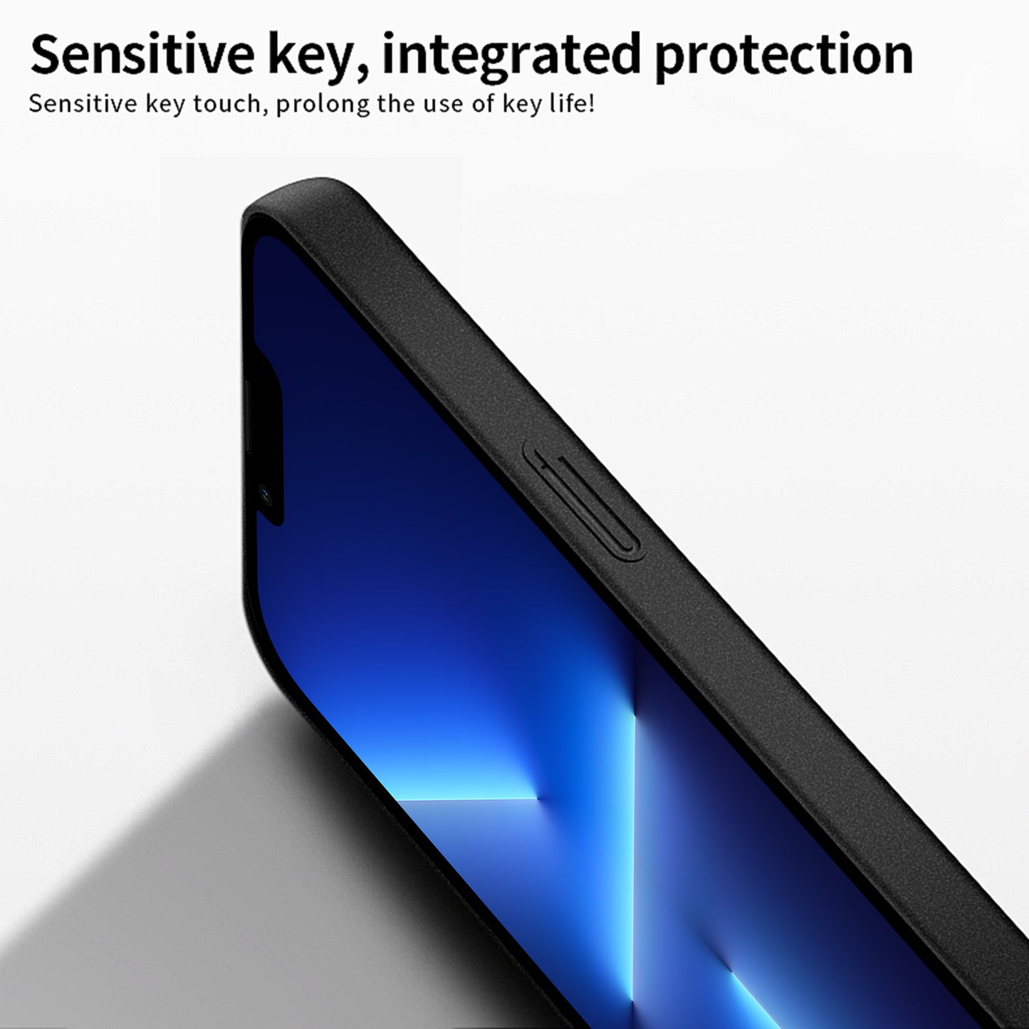 MOFI Shield Matte Series Fall-resistant Mobile Phone Protector Hard PC Case for iPhone 13 Pro 6.1 inch
