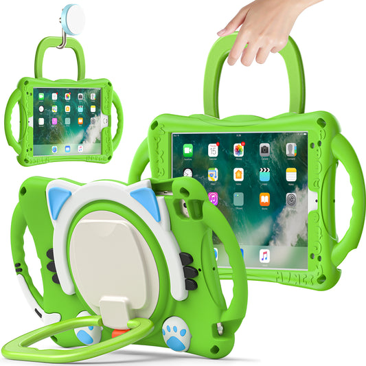 Rugged Heavy Duty 3-in-1 Rotary Kickstand PC + Silicone Protective Case for iPad Mini / 2 / 3 / 4 / mini (2019) 7.9 inch
