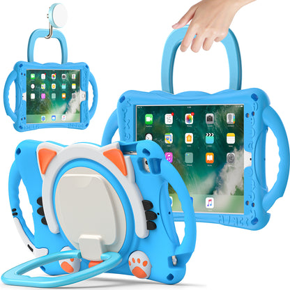 Rugged Heavy Duty 3-in-1 Rotary Kickstand PC + Silicone Protective Case for iPad Mini / 2 / 3 / 4 / mini (2019) 7.9 inch