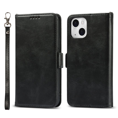 Retro Style Phone Shell Case RFID Blocking Magnetic Closure Wallet Phone Cover for iPhone 13 mini 5.4 inch