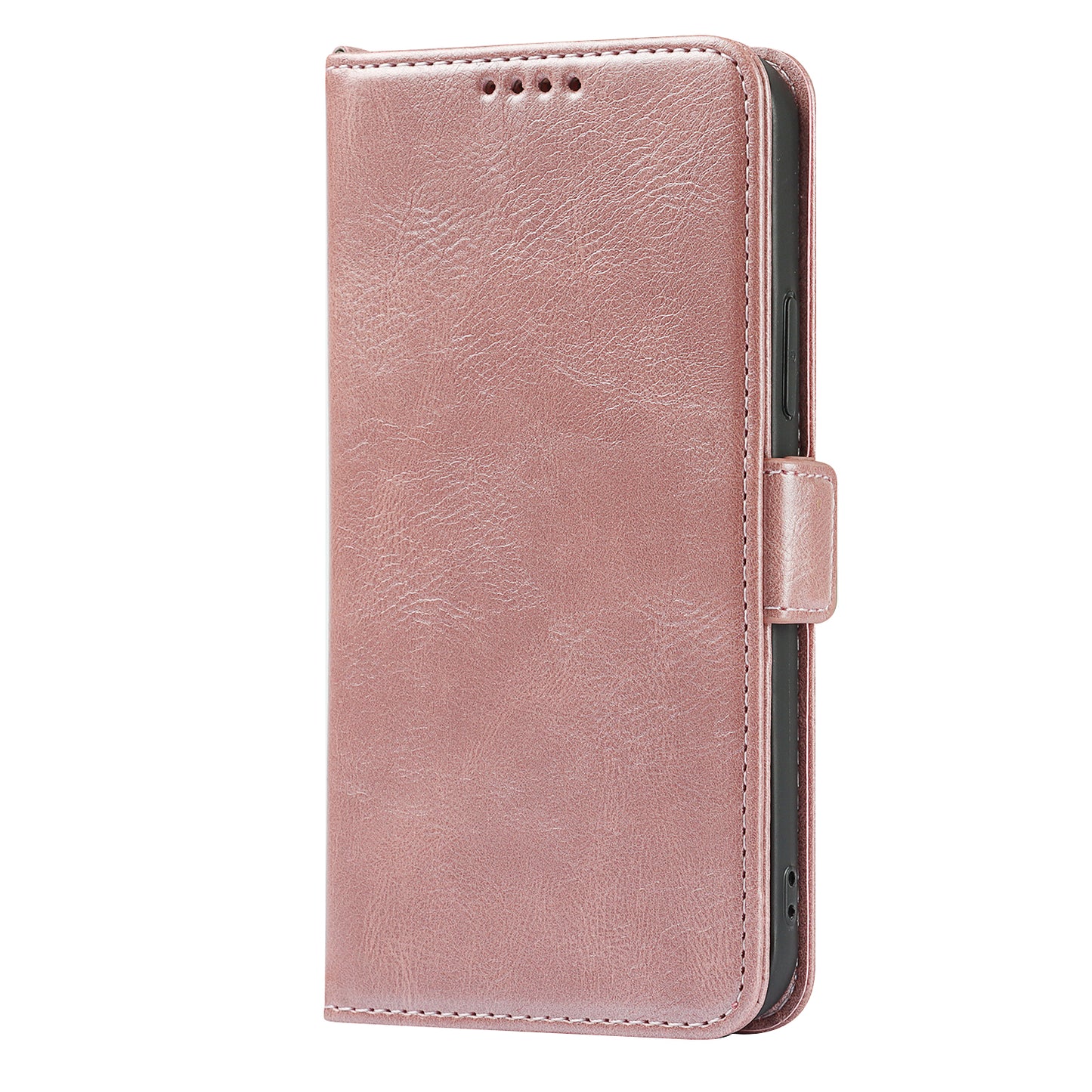 Retro Style Phone Shell Case RFID Blocking Magnetic Closure Wallet Phone Cover for iPhone 13 mini 5.4 inch