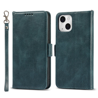 Retro Style Phone Shell Case RFID Blocking Magnetic Closure Wallet Phone Cover for iPhone 13 mini 5.4 inch