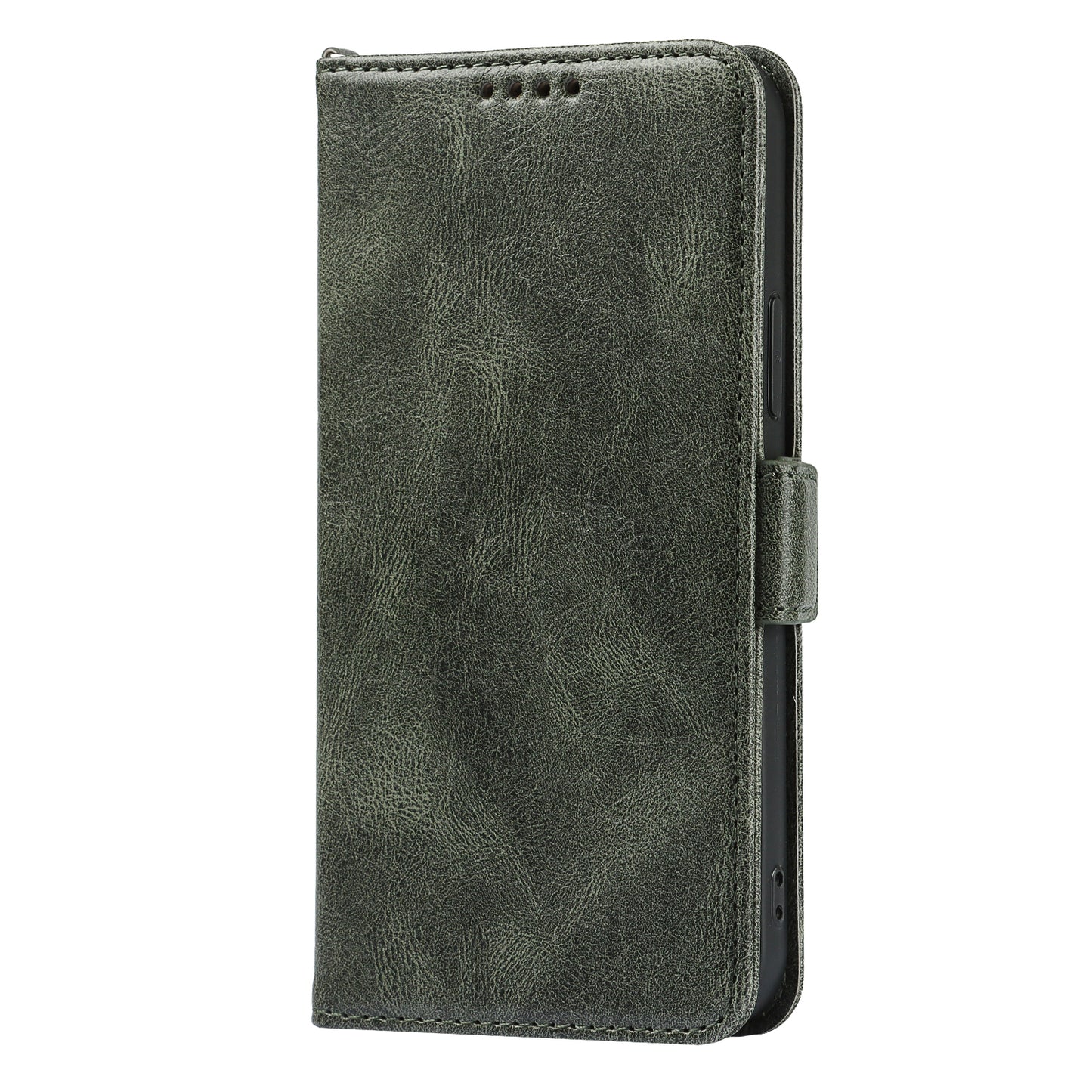 Retro Style Phone Shell Case RFID Blocking Magnetic Closure Wallet Phone Cover for iPhone 13 mini 5.4 inch